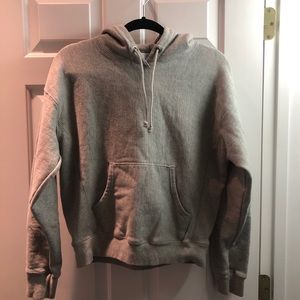 Gray champion hoodie